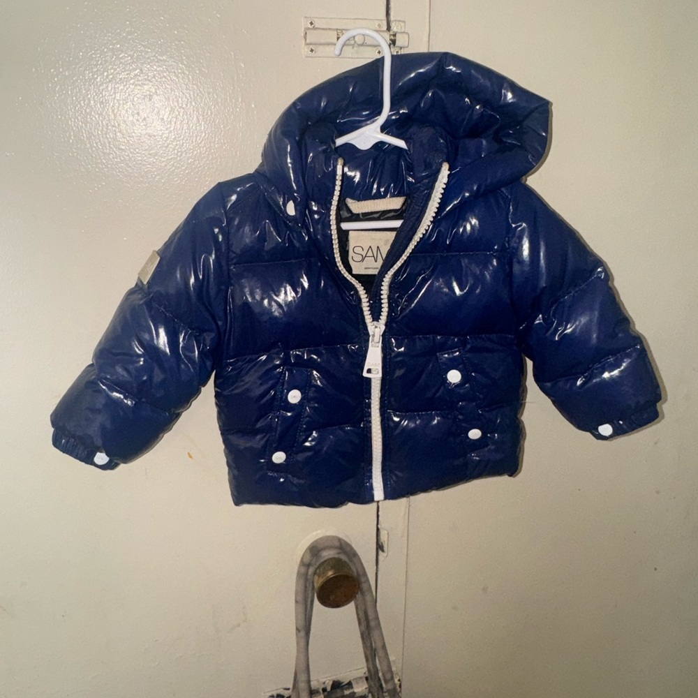 Kids Navy Puffer Jacket